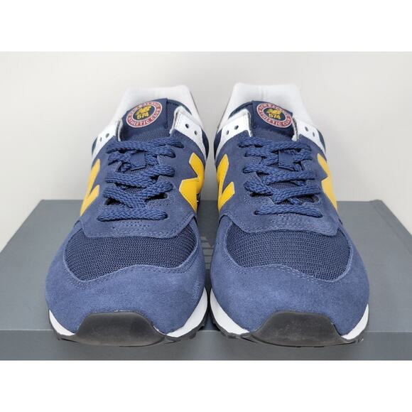 DS New Balance 574 NATURAL INDIGO ASPEN ML574HW2 - Picture 2 of 6